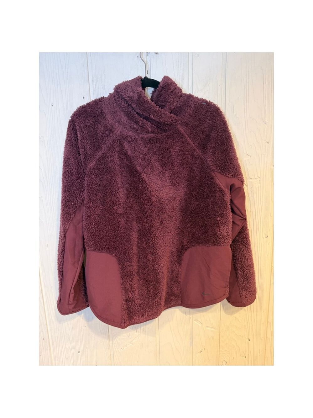 Nike Maroon Fleece Hoodie Large